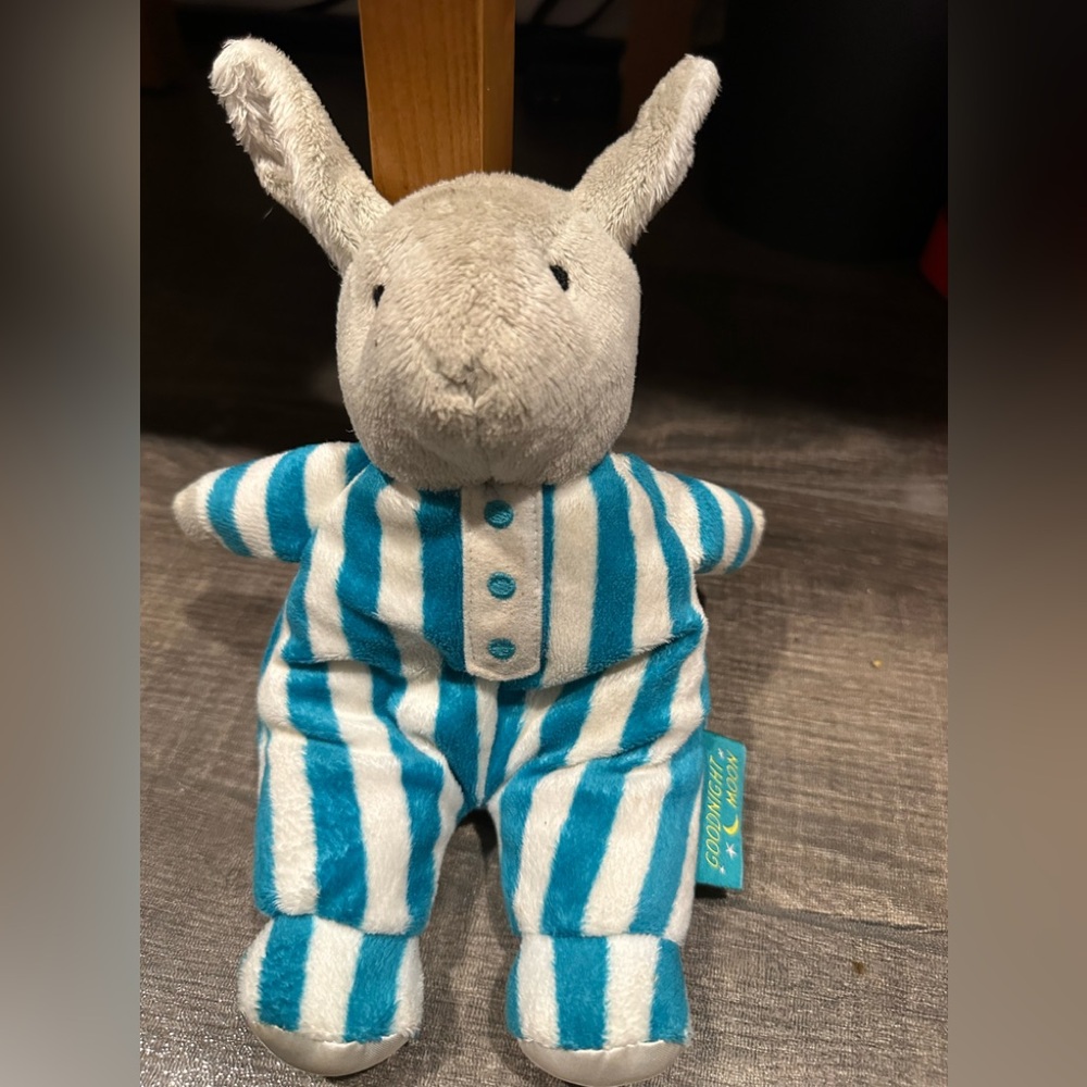 Goodnight Moon Bunny Rabbit 9" Plush Lovey Baby Toy Soft Lovey Stuffed Animal